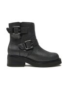 Clarks Дамски ботуши 304162381 - Естествена кожа - Сребърен