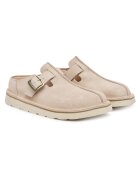 Clarks Дамски чехли Sand Suede Solsbury Mule - естествена кожа - цвят