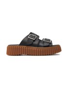 Clarks Дамски джапанки - 303500 - Естествена кожа - Черни