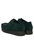 Clarks Дамски къси ботуши - WallabeeEVOSh - велур - зелени