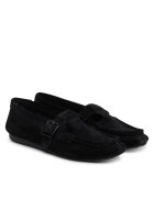 Clarks Дамски мокасини - от естествена кожа - черни