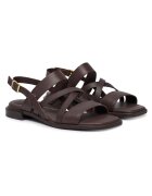 Clarks Дамски сандали естествена кожа - кафяви