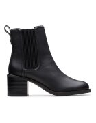 Clarks Кожени боти Chamberly Chelsea Черен