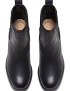 Clarks Кожени боти Chamberly Chelsea Черен