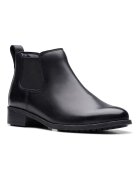 Clarks Кожени боти Chelsea Черен