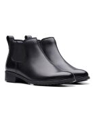 Clarks Кожени боти Chelsea Черен