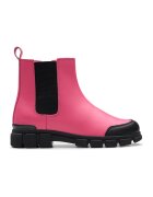 Clarks Кожени боти Evyn - Черен/Пастелнорозов