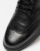 Clarks Кожени боти Newford Brogue Черен