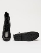 Clarks Кожени боти Orinoco с цип Черен