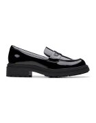 Clarks Кожени лачени мокасини