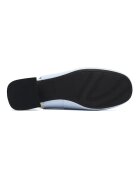 Clarks Кожени лачени пантофки Daiss тип Mary Janes с отворена пета Небесносин