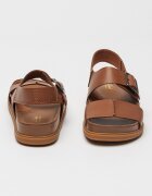 Clarks Кожени маратонки Torford Карамел