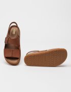 Clarks Кожени маратонки Torford Карамел