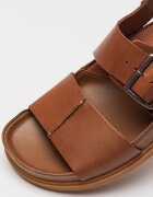 Clarks Кожени маратонки Torford Карамел