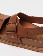 Clarks Кожени маратонки Torford Карамел