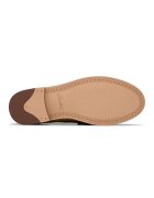 Clarks Кожени мокасини Бял/Бежов