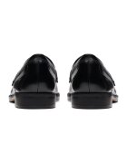 Clarks Кожени мокасини Черен