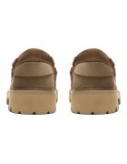 Clarks Кожени мокасини Cleyhill Карамел