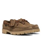 Clarks Кожени мокасини Cleyhill Карамел