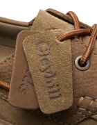 Clarks Кожени мокасини Cleyhill Карамел