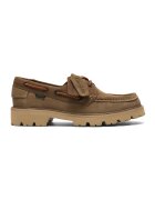 Clarks Кожени мокасини Cleyhill - Карамел
