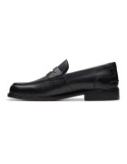 Clarks Кожени мокасини Craft James Черен