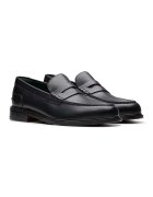 Clarks Кожени мокасини Craft James Черен