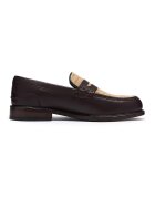 Clarks Кожени мокасини Craft James - Коняк кафяв/Бежов