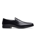Clarks Кожени мокасини Howard Edge - Черен