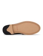 Clarks Кожени мокасини Избеляло черно