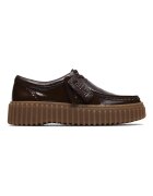 Clarks Кожени мокасини Torhill Тъмнокафяв/Сиво-кафяв/Избеляло черно