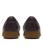Clarks Кожени мокасини Wallabees Коняк кафяв