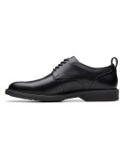 Clarks Кожени обувки Aldwin Черен