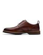 Clarks Кожени обувки Aldwin Limit тип Brogue Коняк кафяв