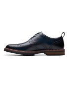 Clarks Кожени обувки Aldwin Limit тип Brogue Тъмносин