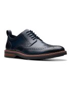 Clarks Кожени обувки Aldwin Limit тип Brogue Тъмносин