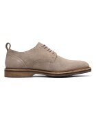 Clarks Кожени обувки Aldwin тип Derby Бежов