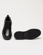 Clarks Кожени обувки Badbury с връзки Черен