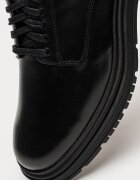 Clarks Кожени обувки Badbury с връзки Черен