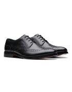 Clarks Кожени обувки Craft James тип Brogue Черен