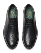Clarks Кожени обувки Craft James тип Brogue Черен