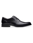 Clarks Кожени обувки Craftarlo Derby Черен