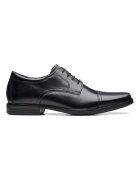Clarks Кожени обувки Howard Cap Derby Черен