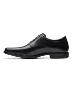 Clarks Кожени обувки Howard Cap Derby Черен