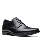 Clarks Кожени обувки Howard Cap Derby Черен