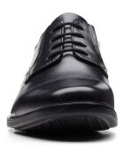 Clarks Кожени обувки Howard Cap Derby Черен