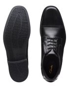Clarks Кожени обувки Howard Cap Derby Черен