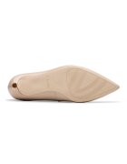Clarks Кожени обувки с остър връх Бежов