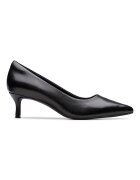 Clarks Кожени обувки с остър връх Черен