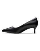 Clarks Кожени обувки с остър връх Черен